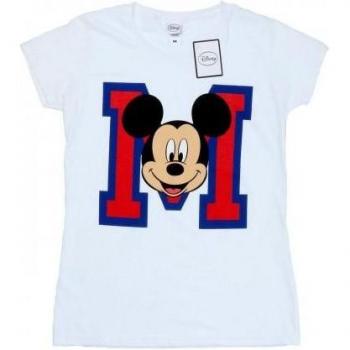 Disney Ladies’ Mickey Face Shirt 2XL White