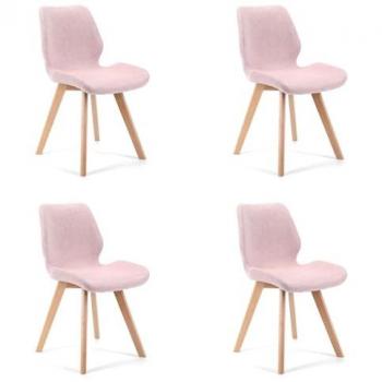 Silla tapizada AKORD 4x en rosa