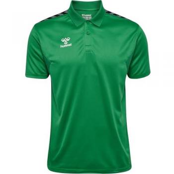 Hummel Herren Polo Shirt – Authentisch Funktionsmaterial – XXL – Grüner Farbton