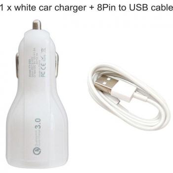 DIYKIT Dual USB Auto Ladegerät 3.0 für schnelles Laden