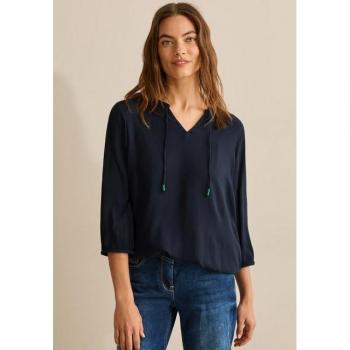 Cecil Tunique Bleue à Couleur Unie – Gr. XL