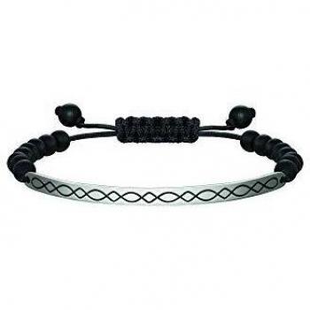Bracelet unisexe Thomas Sabo LBA0011‑811‑11 (21 cm) – «Éclat Noir»