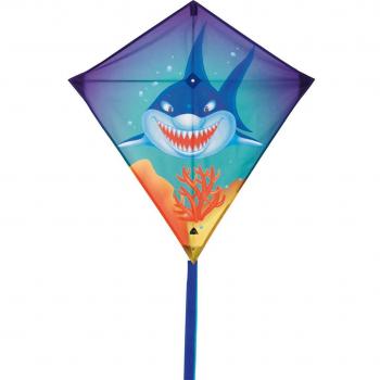 Cerf-volant Eddy Sharky avec cordes en polyester