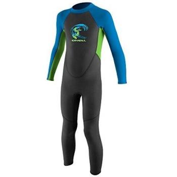 O'Neill 2017 Toddler Reactor 2mm Back Zip Neoprenanzug Graphit/Tagglow/Blau 4868 Alter/Größe