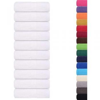 Serviettes d’invité 50 pièces (blanc) – Vidaxl – 30×50 cm, coton pur