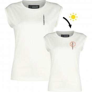 Camicia da Notte Rammstein Sonne Bianca per Donna S-XXL