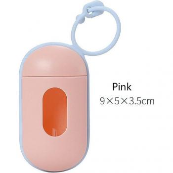 Distributeur de sacs à excréments en forme de pilule