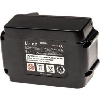 Batteria VHBW 18V 3000mAh compatibile con Makita Bjr181z