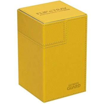 Deck Box 100+ Cartes Flip N Tray Xenoskin Jaune Ultimate Guard