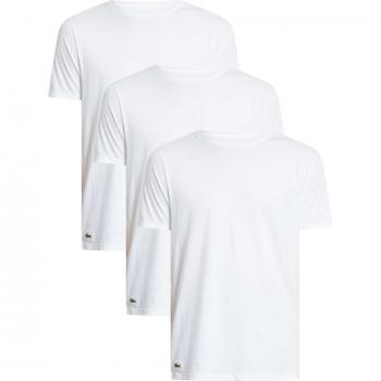 Lacoste Herren T-Shirts 3er-Pack TH9010 Weiß