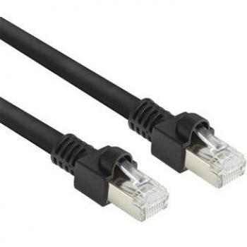 Netzwerkkabel ACT Black 2 m S/FTP Cat.7 – Flex‑Patch, snagless, RJ45, CAT6A‑konform