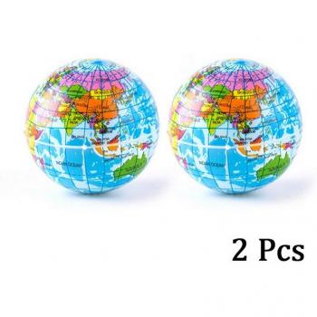 63mm Anti-Stress World Map Ball