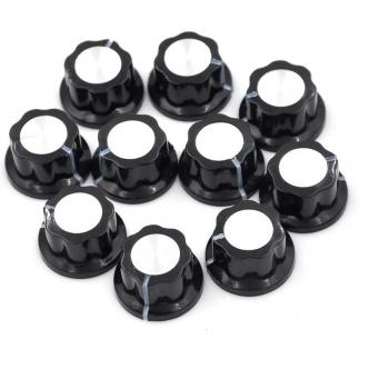 Capuchon Rotatif PF-Black MF‑A01 – Paquet de 10 potentiomètres