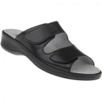 Natural Feet Pantolette Leonie Gr. 37 schwarz mit Fußbett