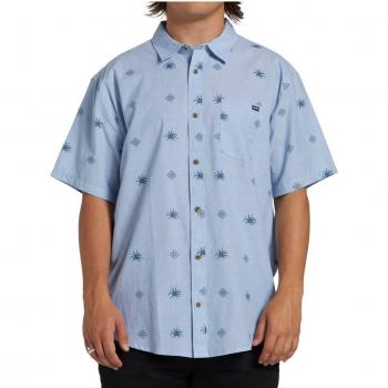 Billabong Camicia Sundays Mini Blu Suede Taglia M