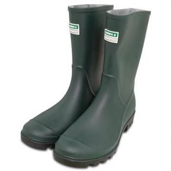 Town and Country Eco Essential Half Length Wellies Green Size 10