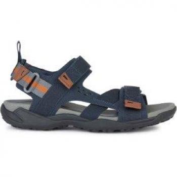 Sandales Géox Terreno à Scratch pour Homme Bleu Marine