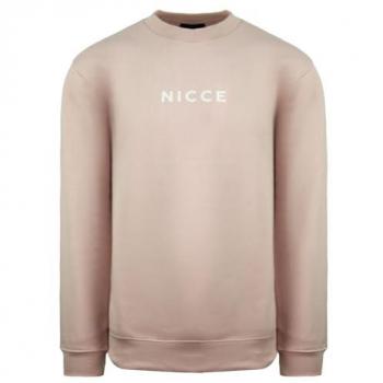 Nicce Centrum Logo Man Lichtroze Pullover