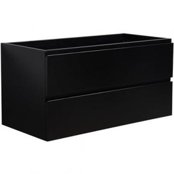 Armadio Lavabo Angela 100 cm – Nero Opaco per Bagno