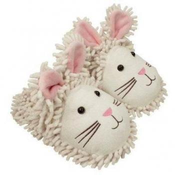 Zapatillas Unisex Aroma Home Fuzzy Friends, Color Crema, Talla 41