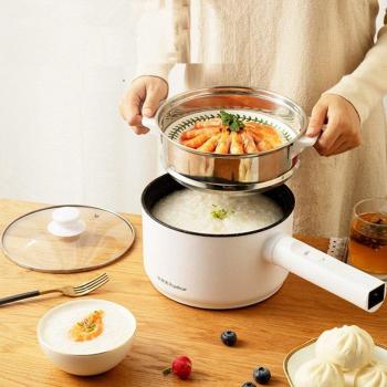 Mini olla eléctrica 220V, 800W, antiadherente y portátil