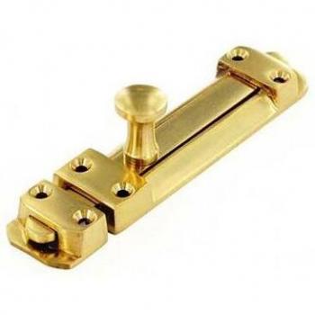 150mm Brass Door Security Bolt