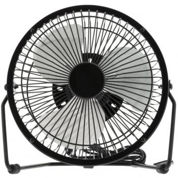 Deltaco FT‑755 Tischventilator – Dunkelgrau (Schwarz)