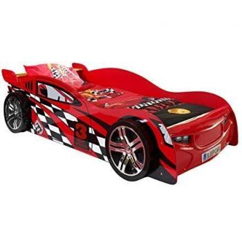 Lit enfant voiture Night Speeder rouge 90 x 200 cm