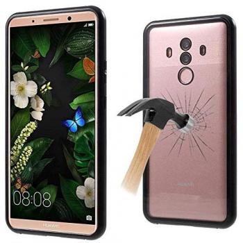 Protezione Magnetica MTP per Huawei Mate 10 Pro con Retro Vetro Temperato – Nero