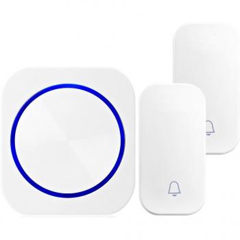 SMATRUL EU Plug Wireless Doorbell with Night Light, No Battery Needed