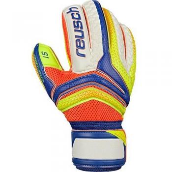 Guanti di Portiere Reusch Serathor Prime S1 Blu Dazzling Yello Safet Uomo