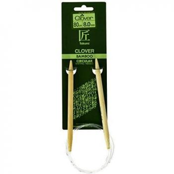 80cm 8mm Clover Takumi Pro Circular Needles