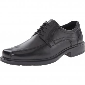 Ecco Herren Derby Schnürhalbschuhe Schwarz 41 EU