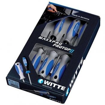 Witte-653864-Juego de 6 destornilladores MAXX Puntas planas y PZ