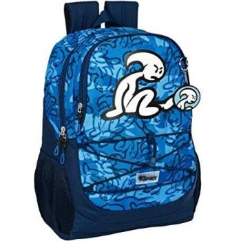 Mochila Blue Bay El Niño 44 cm adaptable a carro