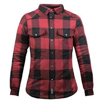 John Doe Motoshirt XTM Donna Nero Rosso L