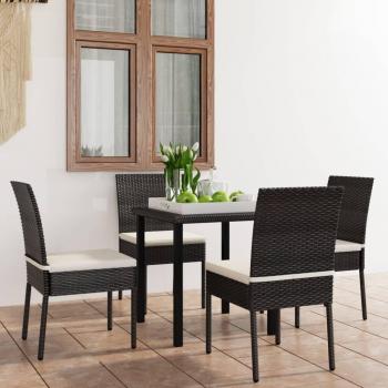 Torana 5P Set de Comedor para Jardín – Ratán Pe Negra