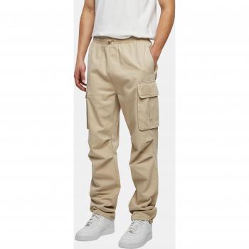 Herren-Cargo-Hose Karl Kani – Loose Fit, unifarben, beige Sand