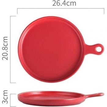 Tarte plate nordique pour cuisine maison et plats occidentaux