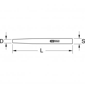BronzePlus Chasseur de rivet 12 mm – Poinçon KS Tools 963 2533