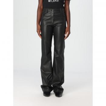 MSGM Women's Black Palazzo Pants