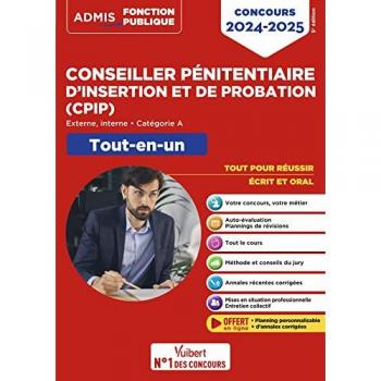 Concours Tout-en-un Conseiller Pénitentiaire d'Insertion et de Probation (CPIP)