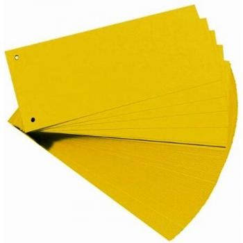 Herlitz 100 Yellow Cardboard Section Dividers