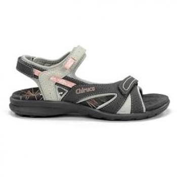 Chiruca Finisterre Damen Trekking-Sandalen – Schwarz/Hellgrau, 37