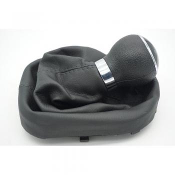 5-Speed Leather Gear Shift Knob Boot for VW Touran 2003-2005