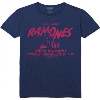 Ramones Unisex Roundhouse T-shirt M marineblauw