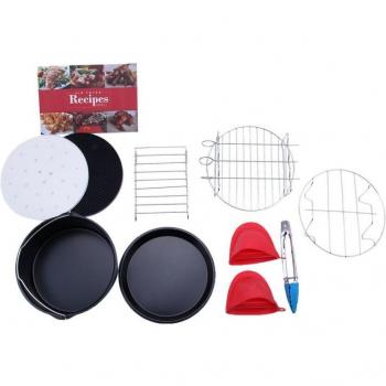 10-Piece Set of Air Fryer Accessories, Fits Standard 3.7QT-5.8QT, 7 Inch