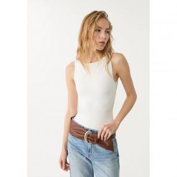 Lightweight Ecru Beach Bodysuit