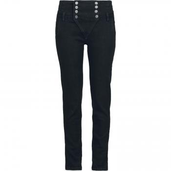 Jeans Negro Double Button EMP