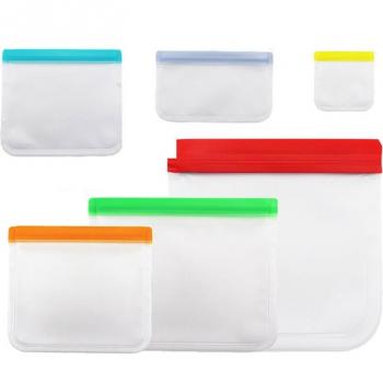 Sac de déjeuner en silicone, 1 pièce, auto-scellant, réutilisable, pour enfants